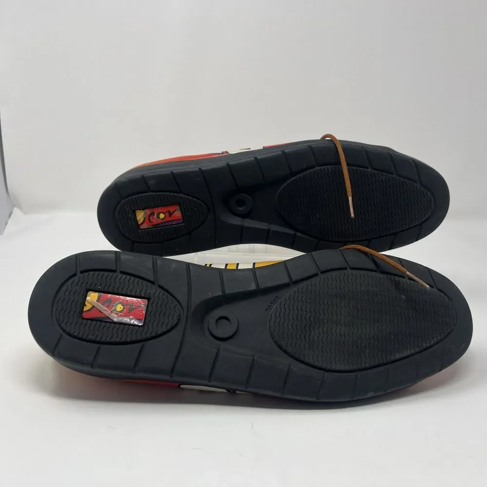 Vintage NASCAR Ricky Rudd #10 Tide Racing Leather Shoes Men's 9.5 Icon